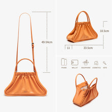 Load image into Gallery viewer, NEW WOMEN BAG RUCHED STYLE TRENDING GENUINE LEATHER