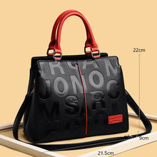 Load image into Gallery viewer, PU Leather Casual Crossbody Bags for Women Tote Handbag Large Capacity
