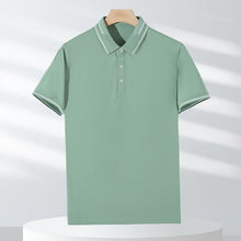 Load image into Gallery viewer, Latest style Men Knitted pure cotton POLO collar T-shirt