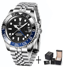Load image into Gallery viewer, Left Crown Men Mechanical Wristwatches 100M Waterproof