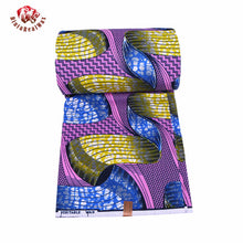 Load image into Gallery viewer, African Wax Prints Fabric Polyester Ankara Bazin High Quality 6 Yards 3 Yards African Fabric