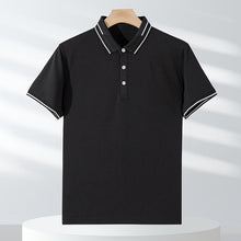 Load image into Gallery viewer, Latest style Men Knitted pure cotton POLO collar T-shirt