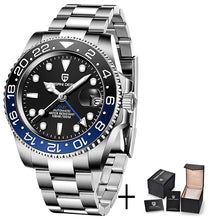 Load image into Gallery viewer, Left Crown Men Mechanical Wristwatches 100M Waterproof