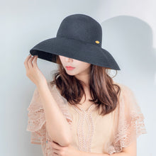 Load image into Gallery viewer, Oh! Sunny 2021 New Summer Large Brim Straw Hat UV Protection