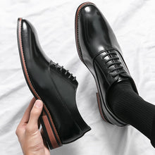 Load image into Gallery viewer, Men's  Casual Shoes, Pointed Oxford Leather Dress Shoes