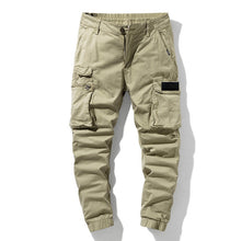 Load image into Gallery viewer, Workwear Military Retro Multi-Pocket Loose Pants Trendy Classic