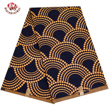 Load image into Gallery viewer, African Wax Prints Fabric Polyester Ankara Bazin High Quality 6 Yards 3 Yards African Fabric