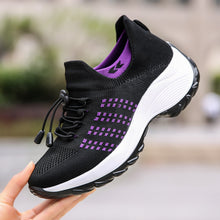 Load image into Gallery viewer, Sneakers Shoes for Women, Casual Mesh Tennis Lady Sock Wedge