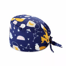 Load image into Gallery viewer, Adjustable Cotton Cap Nurse Dentist Cap Kitchen Pet Shop
