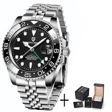 Load image into Gallery viewer, Left Crown Men Mechanical Wristwatches 100M Waterproof