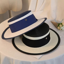 Load image into Gallery viewer, Women hat, sun hat, ladies straw hat, fedora top hat men and women