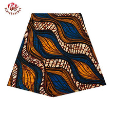 Load image into Gallery viewer, African Wax Prints Fabric Polyester Ankara Bazin High Quality 6 Yards 3 Yards African Fabric