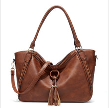 Load image into Gallery viewer, AFKOMST New women bag  solid color leather handbag One shoulder bag