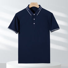 Load image into Gallery viewer, Latest style Men Knitted pure cotton POLO collar T-shirt