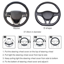 Load image into Gallery viewer, 37-39cm Bling Red Diamond Car Steering Wheel Cover - sunnydayhomedecorboutique