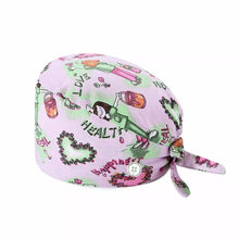 Load image into Gallery viewer, Adjustable Cotton Cap Nurse Dentist Cap Kitchen Pet Shop