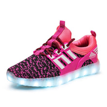 Load image into Gallery viewer, New USB Rechargeable Luminous Kids Sneakers Boys & Girls