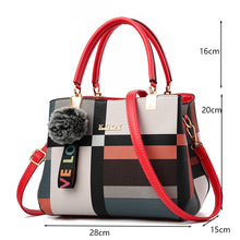 Load image into Gallery viewer, PU Leather Casual Crossbody Bags for Women Tote Handbag Large Capacity