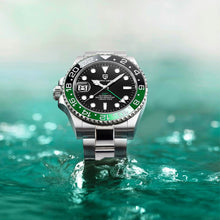 Load image into Gallery viewer, Left Crown Men Mechanical Wristwatches 100M Waterproof