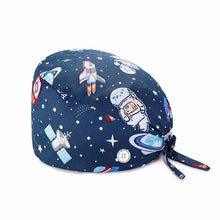 Load image into Gallery viewer, Adjustable Cotton Cap Nurse Dentist Cap Kitchen Pet Shop