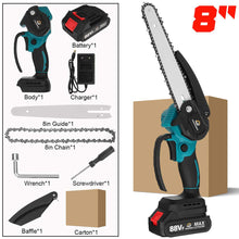 Load image into Gallery viewer, 88VF Brushless 8 Inch Electric Chain Saw Rechargeable Handheld