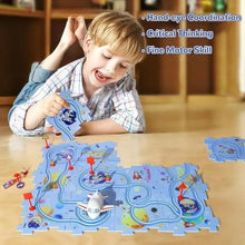 Load image into Gallery viewer, Children&#39;s Educational Puzzle Track Car Kids Logic Board Game Jigsaw
