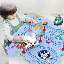 Load image into Gallery viewer, Children&#39;s Educational Puzzle Track Car Kids Logic Board Game Jigsaw
