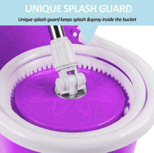 Load image into Gallery viewer, Floor Mop 360°Bucket 2 Heads Microfiber Rotating Spinning Head
