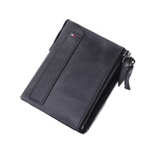 Load image into Gallery viewer, Men Wallets 100% Genuine Cow Leather Short Card Holder Leather
