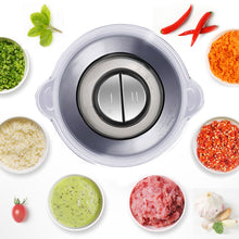 Load image into Gallery viewer, BioloMix 2 Speeds 500W Stainless Steel 2L Capacity Electric Chopper
