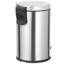 Load image into Gallery viewer, Round Stainless Steel Step Trash Can Indoor Living Room
