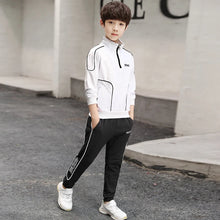 Load image into Gallery viewer, Teenager Boys Clothing Sets Child Fashion Letter Sweatshirt + Pants
