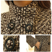 Load image into Gallery viewer, Women&#39;s Wool Blends Coat Fashion Elegant Mother Turtleneck
