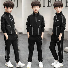 Load image into Gallery viewer, Teenager Boys Clothing Sets Child Fashion Letter Sweatshirt + Pants
