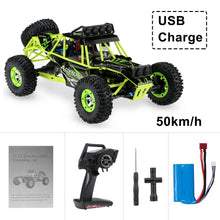 Load image into Gallery viewer, High Speed RC Car 1/12 Scale 2.4G 4WD RC Off-road Crawler RTR Electric RC Climbing Car Toy for Kids
