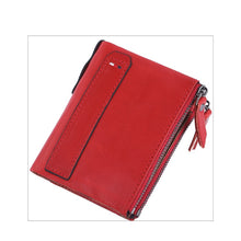 Load image into Gallery viewer, Men Wallets 100% Genuine Cow Leather Short Card Holder Leather
