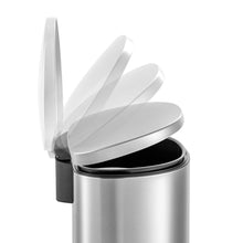 Load image into Gallery viewer, Trash Can Combo Stainless Steel with Pedal Kitchen Bathroom
