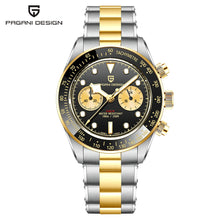 Load image into Gallery viewer, DESIGN Panda Dial Men&#39;s Watches Multifunctional Chronograph Watch
