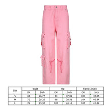 Load image into Gallery viewer, Baggy Jeans Pants High Waist Vintage Women Cargo Pants
