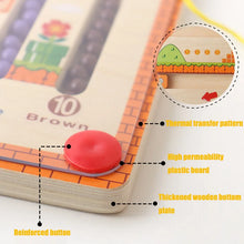 Load image into Gallery viewer, Children Wooden Magnetic Color and Number Maze Learning Education Toys
