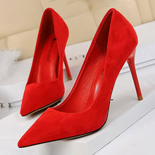 Load image into Gallery viewer, New Women Pumps Suede High Heels Shoes
