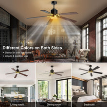 Load image into Gallery viewer, Ceiling Fan With Lights DC Motor 6 Speeds Timing Voice/APP/Remote Control
