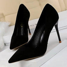 Load image into Gallery viewer, New Women Pumps Suede High Heels Shoes
