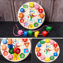 Load image into Gallery viewer, 9 in 1 Wooden Montessori Toys Rattle Bell Drum Column Set Musical Instruments
