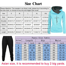 Load image into Gallery viewer, Woman Tracksuit Two Piece Set Winter Warm Hoodies and Pants Pullovers Sweatshirts
