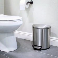 Load image into Gallery viewer, Trash Can Combo Stainless Steel with Pedal Kitchen Bathroom
