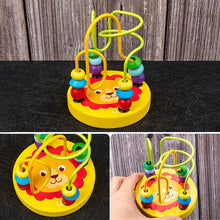 Load image into Gallery viewer, 9 in 1 Wooden Montessori Toys Rattle Bell Drum Column Set Musical Instruments
