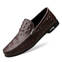 Load image into Gallery viewer, Genuine Leather Men&#39;s Loafers Slip On Casual Footwear
