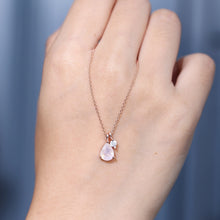 Load image into Gallery viewer, BALLET Rainbow Moonstone Necklace in 925 Sterling Silver
