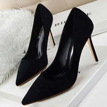 Load image into Gallery viewer, New Women Pumps Suede High Heels Shoes
